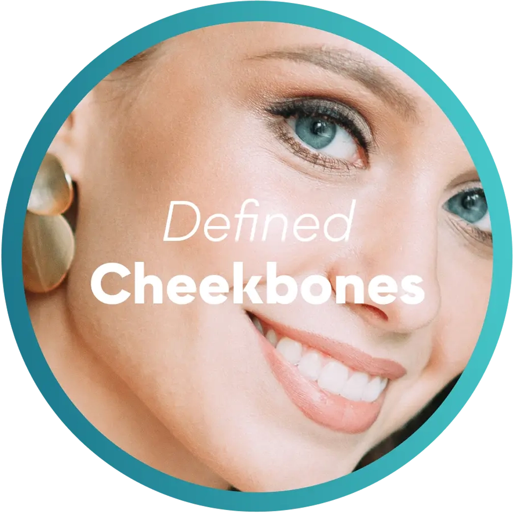 Defined cheekbones benefit