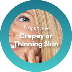Crepey or Thinning Skin
