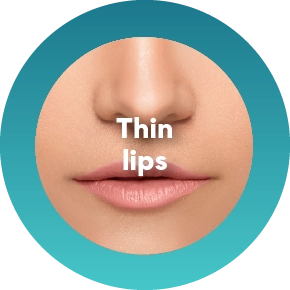  Thin lips