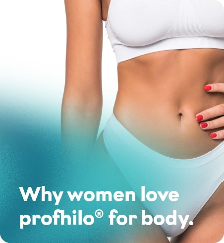 Smooth, hydrated, youthful-looking body skin.