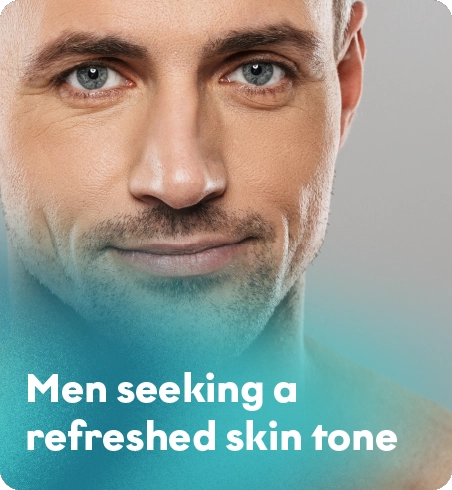Subtle skin improvement for men.