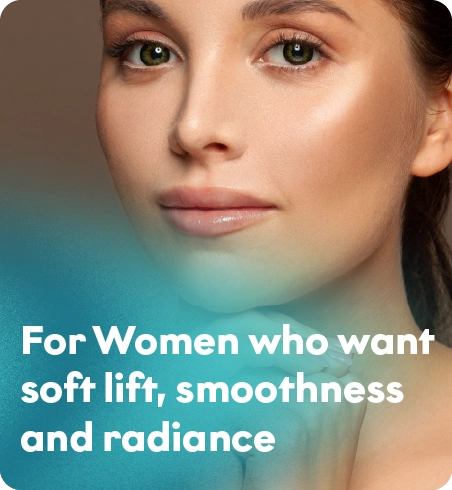 Fresh, hydrated, radiant skin — instantly noticeable.