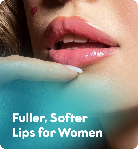 Soft, hydrated, beautifully shaped lips.